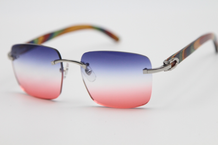 

2020 women gold wood glasses frames Rimless Sunglasses peacock Wood men famous Glasses Frame C Decoration gold frame glassesSize:54-18-135mm