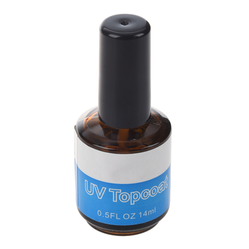 

UV top coat layer glowing gel bright varnish, artistic manicure, Transparent