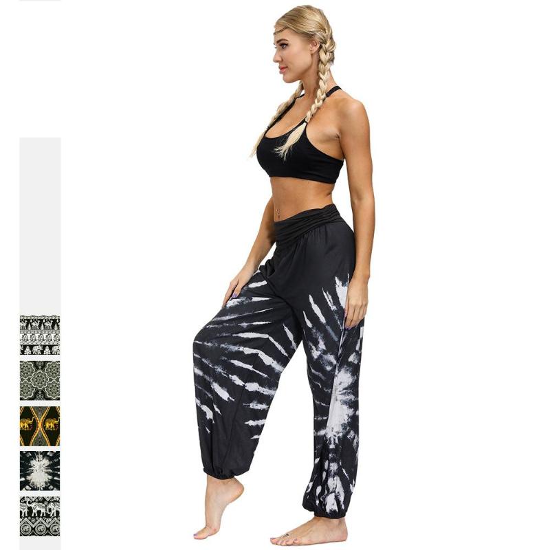 

Hot Sale Tie Dye Women Loose Casual Pants Sports Fitness Yoga Sport Leggings Women, 03