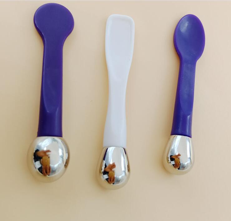 

Eye Massage Stick Eye Roller Cream Applicator Introduction Mask Digging Scoop/ Cosmetic Spoon Beauty Healty Tool White /Blue