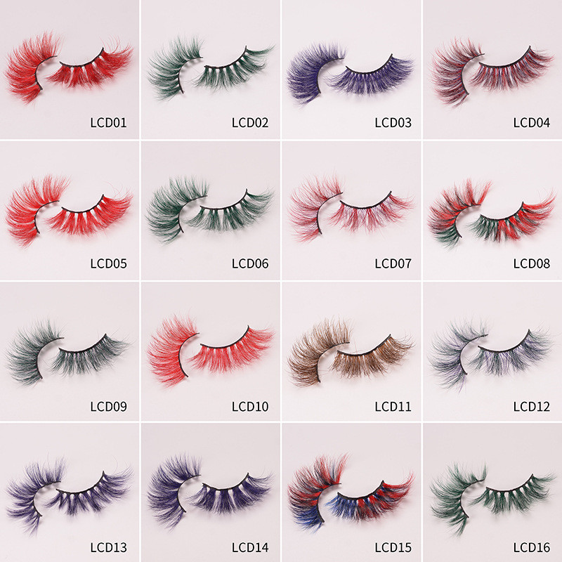 

17 style 25 mm 5D mink eyelashes three dimensional cross HAIR false eyelashes natural Extension fake Eyelashes DHL free ship