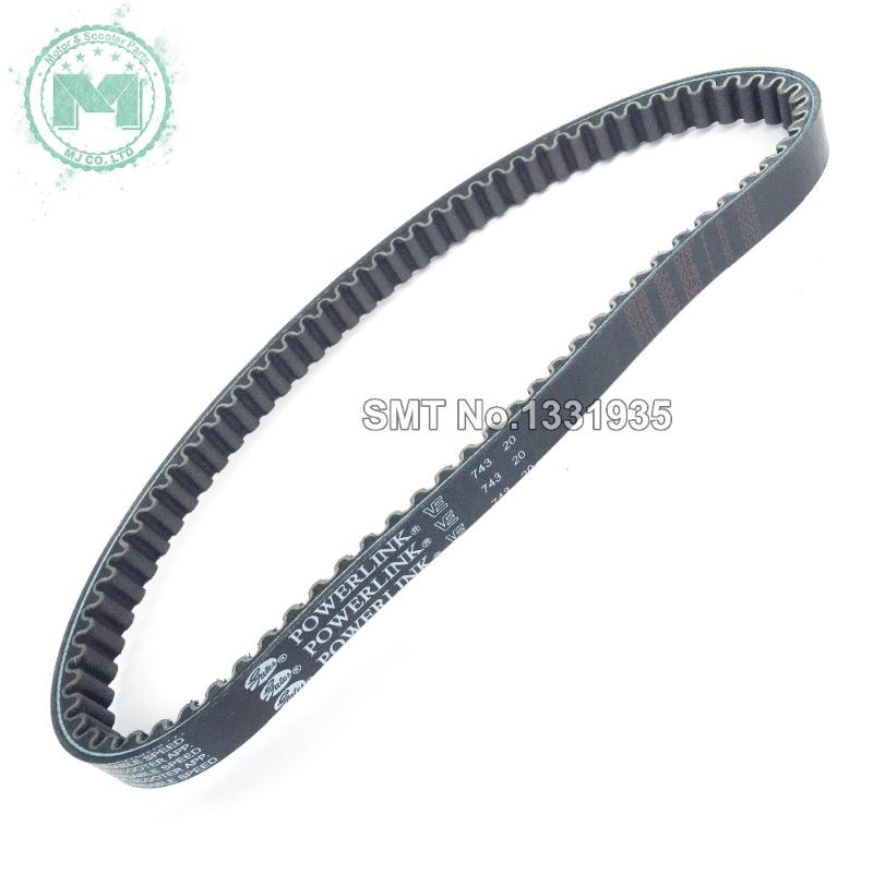 

GATES Powerlink 743 20 drive belt Scooter Moped 125cc GY6 152QMI 157QMJ, As pic