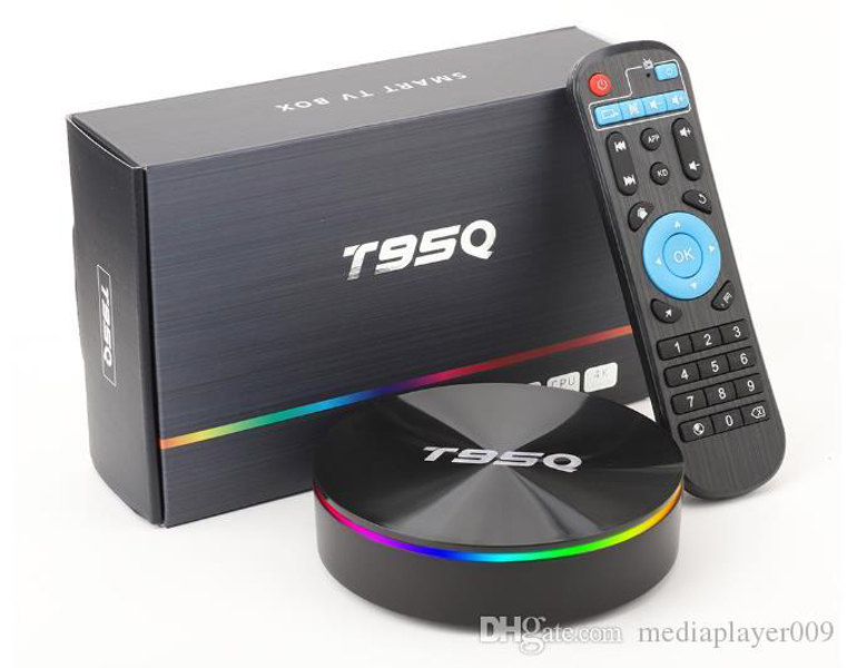 

T95Q 4GB 64GB Android 9.0 TV BOX 4K Media Player DDR3 Amlogic S905X2 Quad Core 2.4G&5GHz Dual Wifi Bluetooth set top box