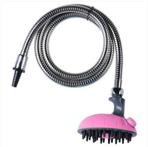 

Hot sales Wholesales Free shipping Multifunctional Handheld Pet Dog Cat Bath Shower Sprayer Head Shampoo Brush Grooming Tool Bath Massager