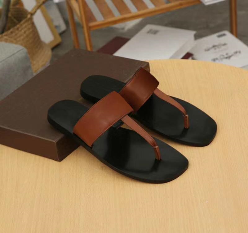 

customization Designer Luxury Leather Thong Sandal Women Luxury Desinger Slippers Thin Black Flip Flops Brand Ladie Sandals Flippers GGShoe, Blue