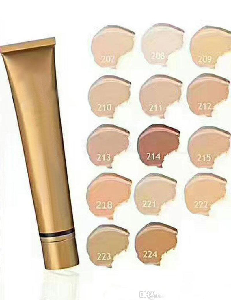 

New makeup Golden Tube Foundation Whitening Lasting Waterproof Concealer Foundation All Skin Types 14 Color, Mixed color