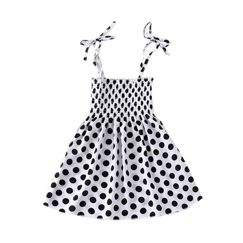 

1-6Y Toddler Kids Baby Girl Princess Dress Summer Flower Cotton Party Casual Bohemi Baby Girls Dress Clothes, As photo