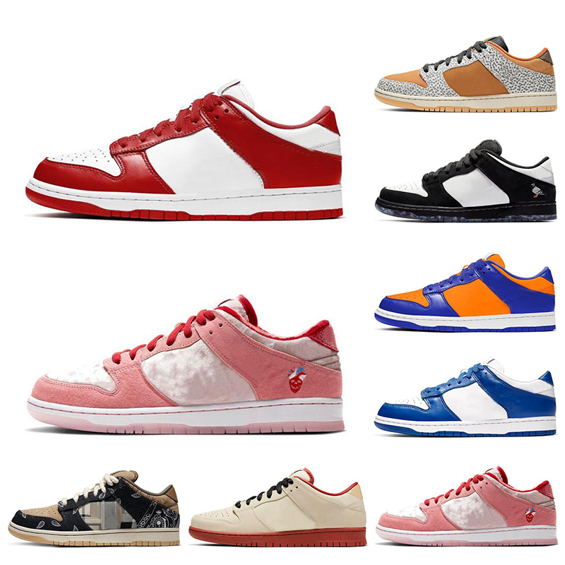 

Classic Dunk Low men women running shoes Chunky Dunky University Red Laser Orange Kentucky Syracuse Safari womens sports sneakers eur 36-45