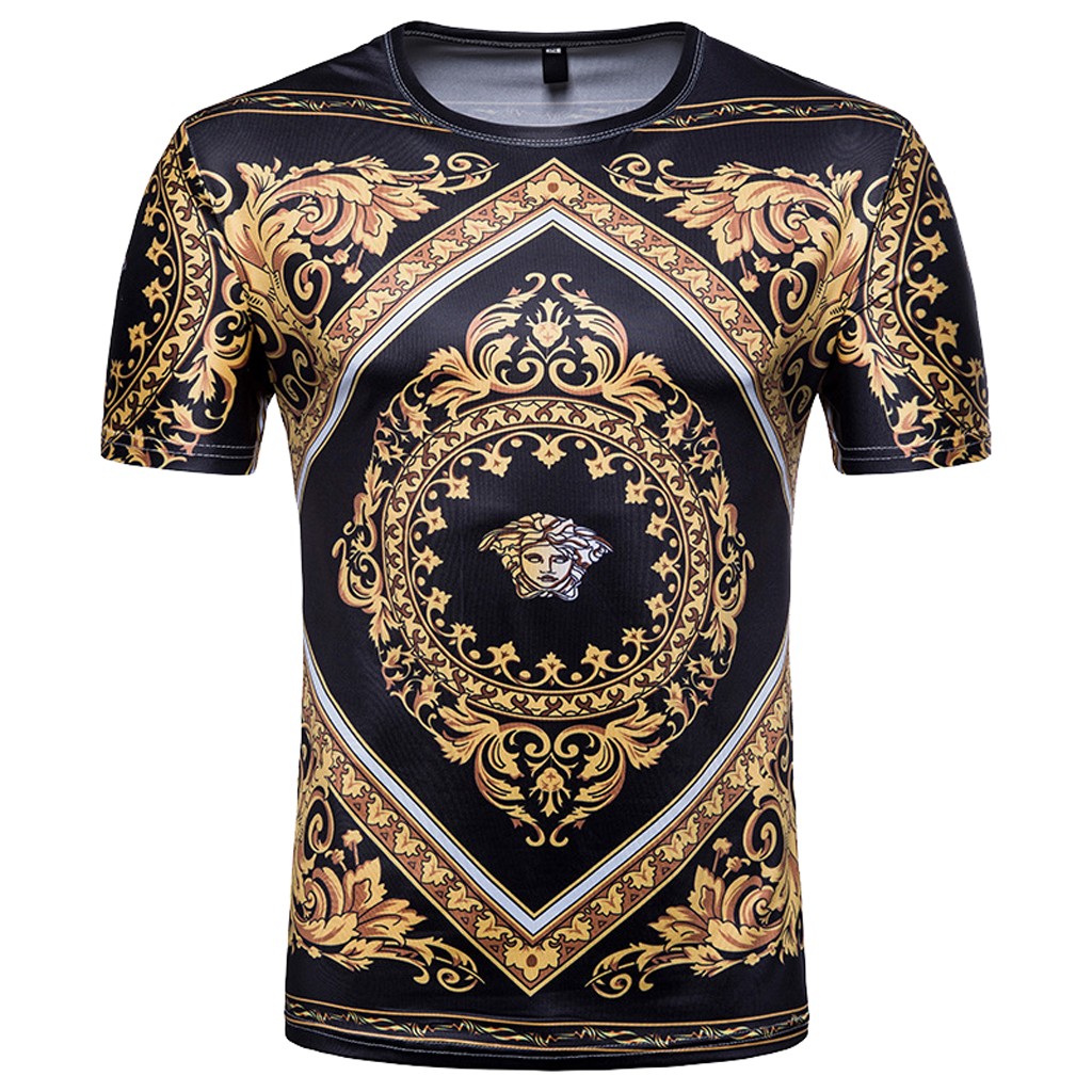 maglietta con addominali stampati