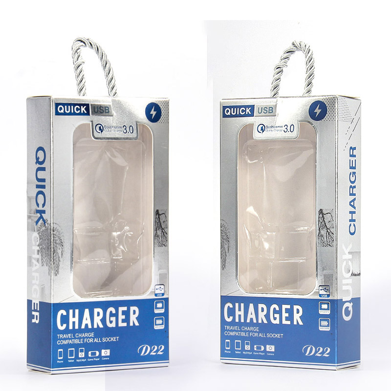 

Luxury Empty Retail package box fast charger kit retail package usb charger and cable packing white box for samsung S6 charger and cable