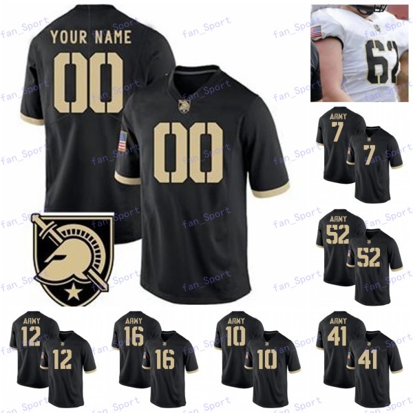 

Custom Army Black Knights 2020 Football Any Name Number White #8 Kelvin Hopkins Jr. 5 Kell Walker 3 Sandon McCoy Men Youth Jersey, As