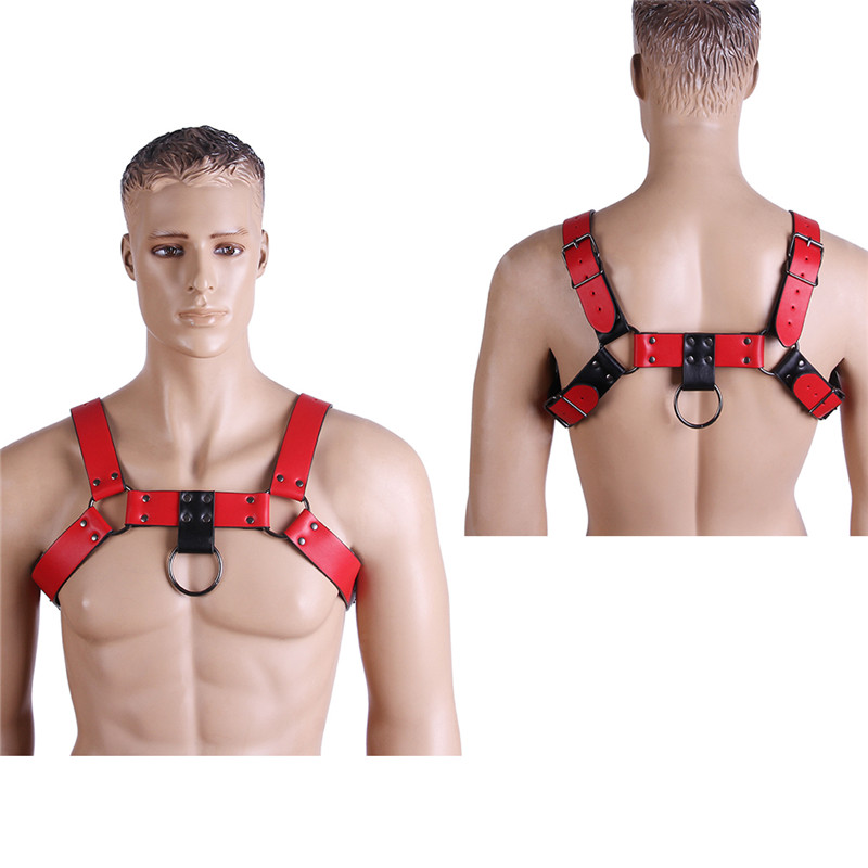 

New sexy women men Leather belts slim Body Bondage Cage Sculpting fashion Punk Harness Waist Straps Suspenders Belt accessories, Black