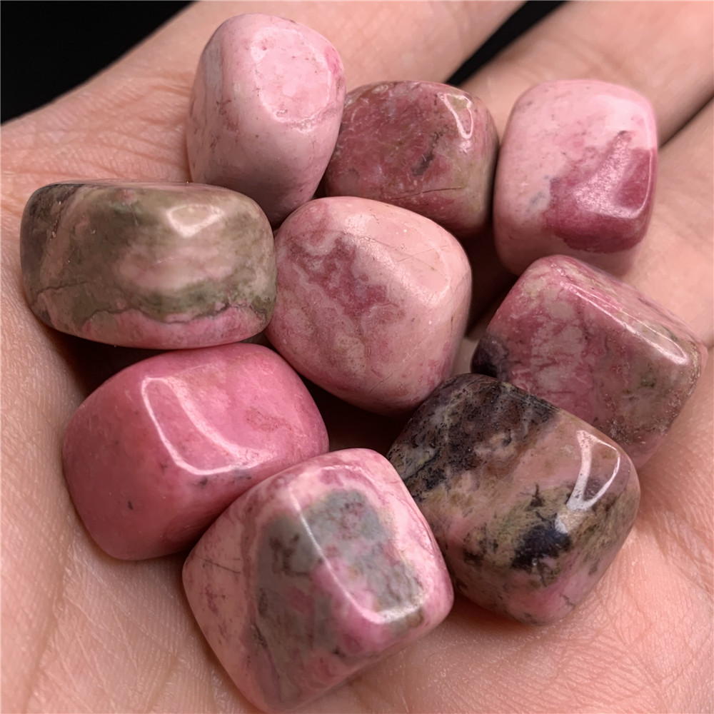 

beautiful Natural rhodonite squar cube crystal Tumbled Stone beautiful gemstone good polished crystal healing(Size: 15 --30 mm)