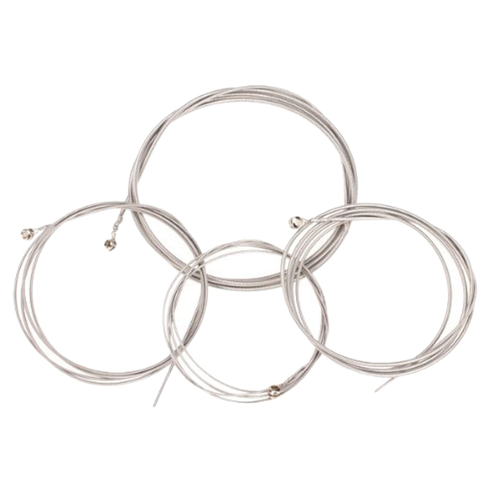 

Replacement 4Pcs/Pack Steel Ends Ball String Full Set for 4 String Bass Accs