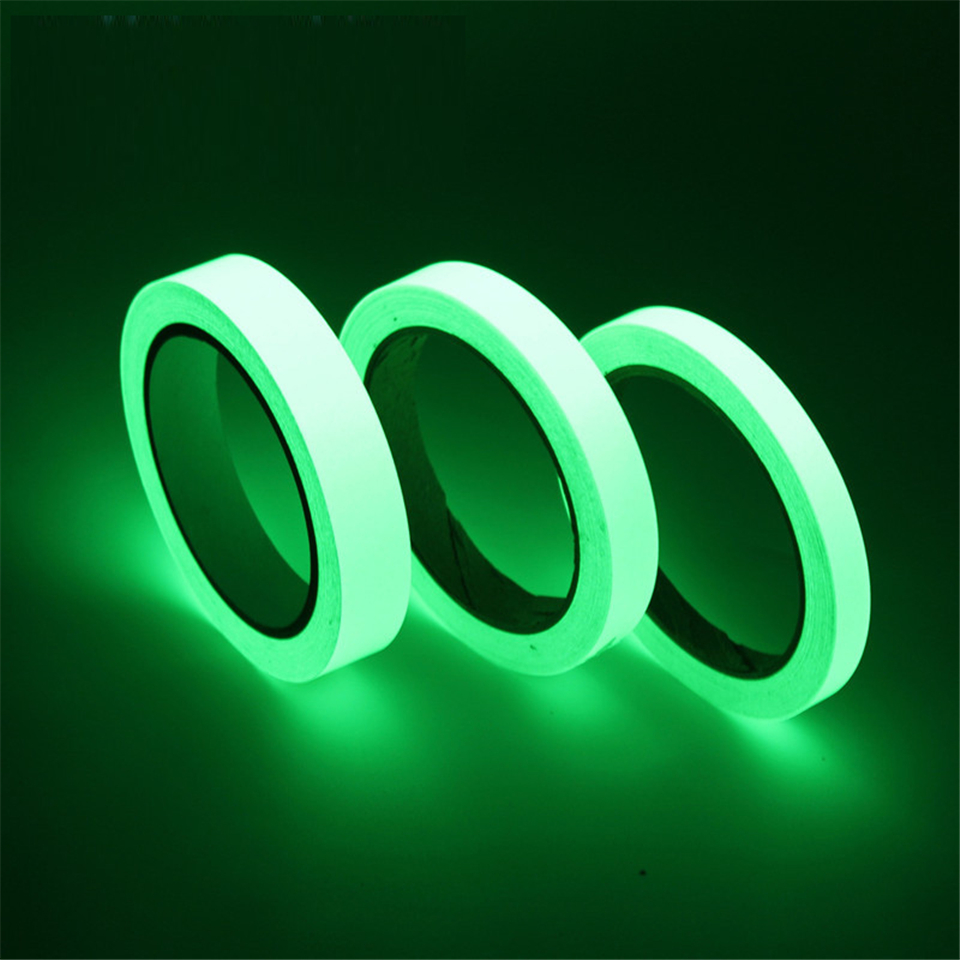

Luminous Fluorescent Night Self-adhesive Glow In The Dark Sticker Tape Safety Security Home Decoration Warning Tape