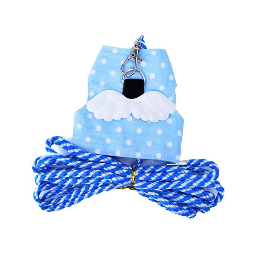 

Squirrel Rat Hamster Rabbit Mouse Small Pet Vest Clothes With Lead Leash Pet Supplies Traction Rope Collar Harness