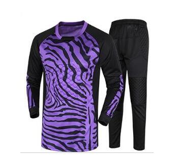 

Man Goalkeeper Shirt + Pant , Male Full Sleeve goaltender Football tracksuit , Soccer Tranning Set Football Jerseys uniforms, Blue