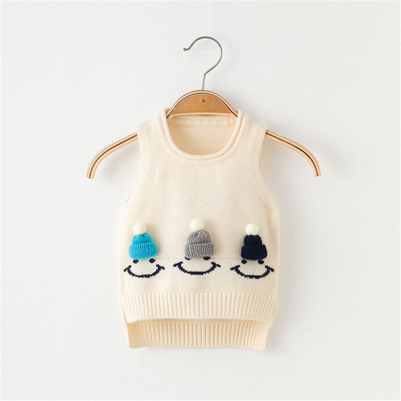 

Infants Cute Sleeveless Vest Waistcoat Baby Kids O-Neck Soft Cotton Clothing Newborn Knitting Casual Sweet Waistcoat, 12