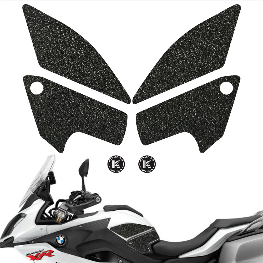 

Motorcycle fuel tank traction pad side protection stickers knee grip non-slip decals for BMW 14-18 S1000XR S1000 XR, K-tg01-115-cle