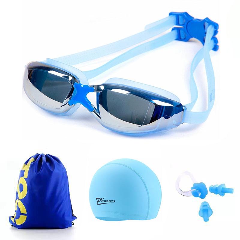 Myopia Swimming Goggles Diopter Adults Anti-Fog Diving Glasses Men Women Professional Waterproof Silicone Pool Swim Eyewear-image-1036585841