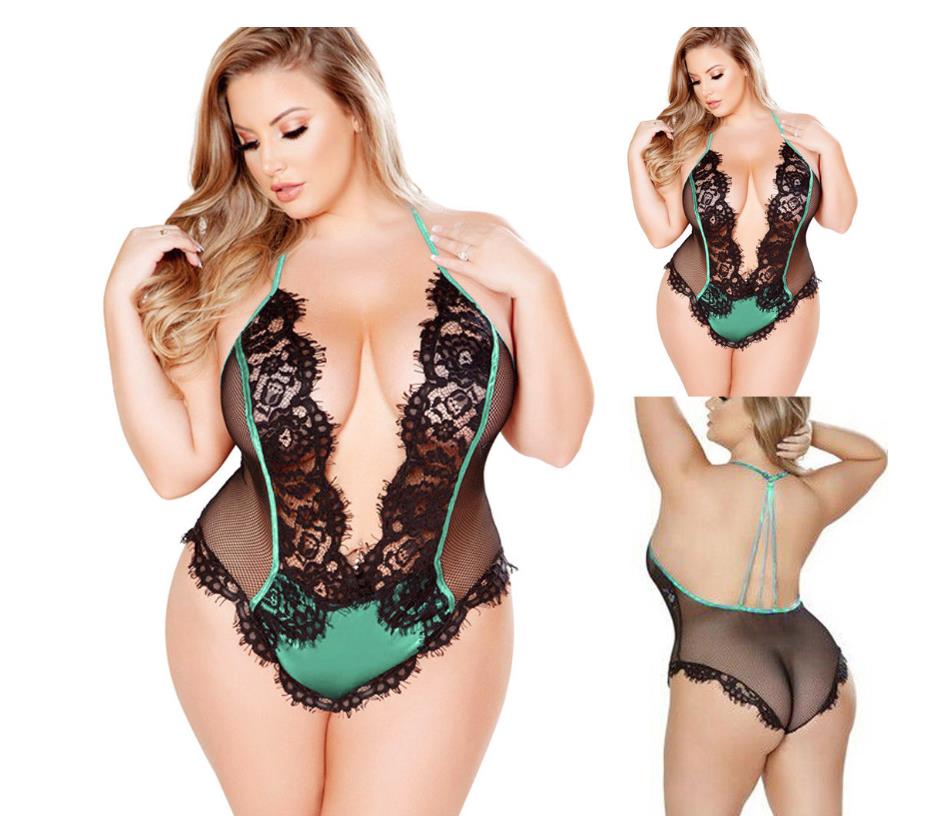 

plus size erotic lingerie sexy costumes lace mess perspective threepoint underwear sexy lingerie women costumes adult products