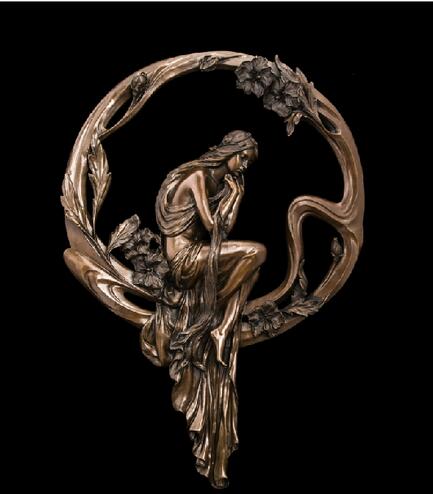 Tooarts Scultura di Metallo Rana Scultura a Forma di Casa Decorazione Artigianato