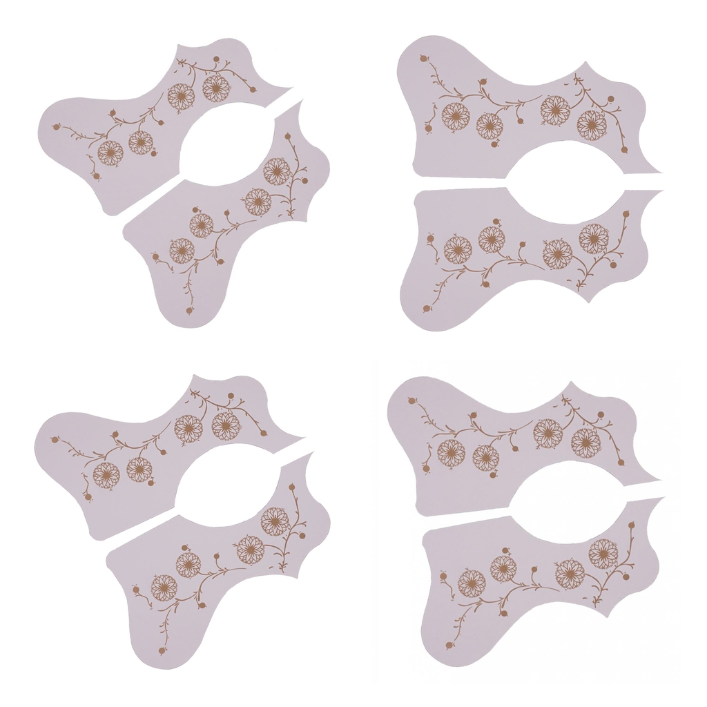 

4 Pairs Guitar Pickguard Anti-Scratch Guard Plate Self-Adhesive Pick Guard Sticker for Acoustic Guitar Parts