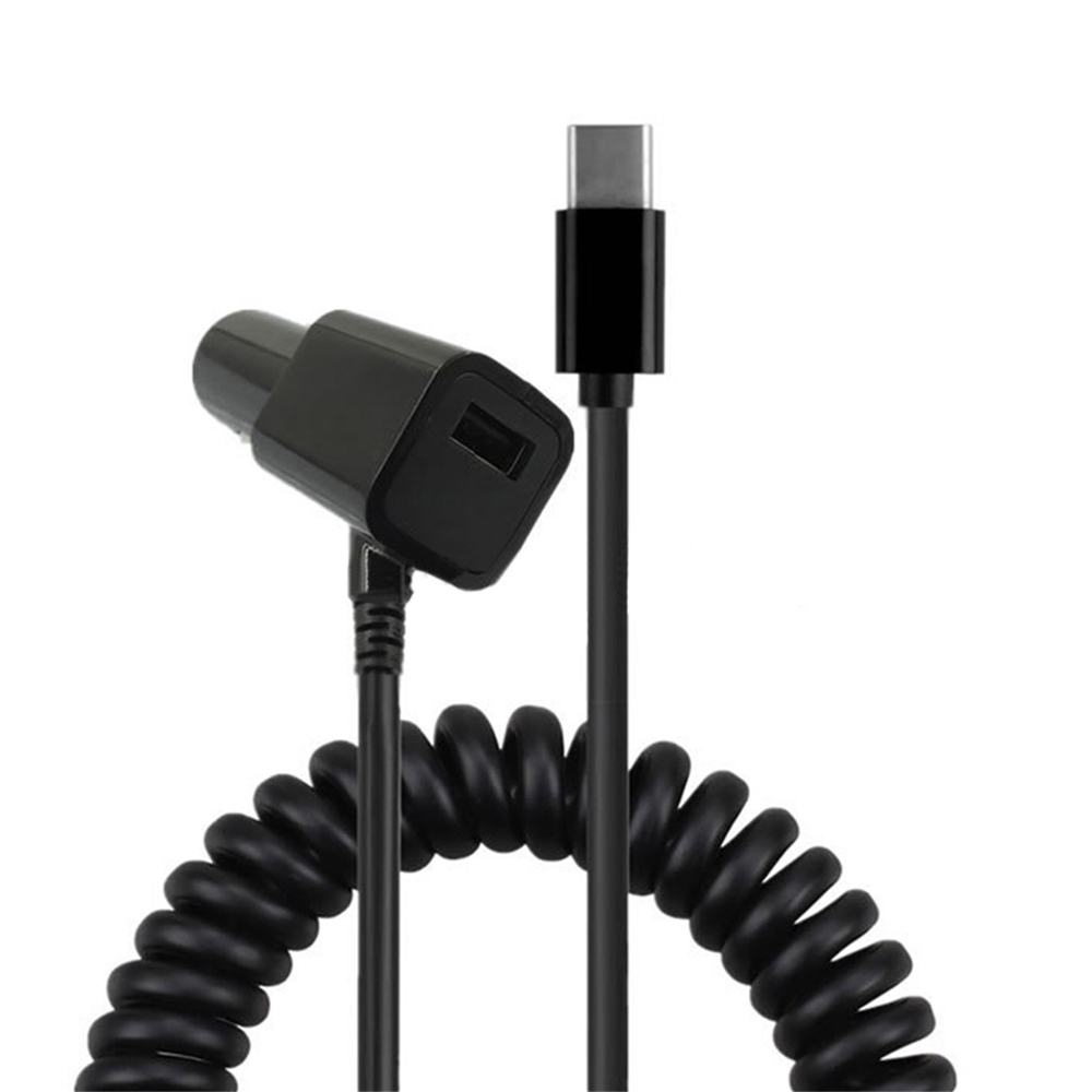 

Minismile 5V 2A USB 3.1 Type-C To Dual USB Car Charger Charging Cable