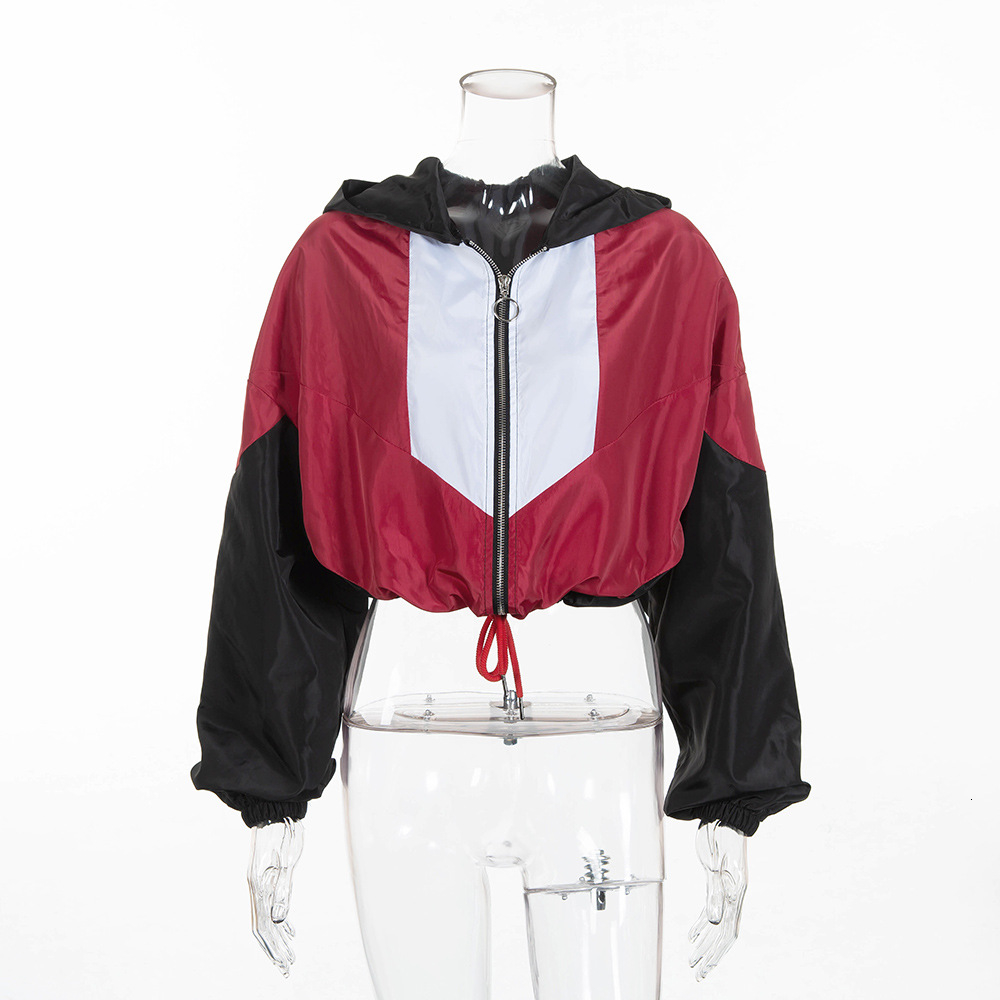 red short jacket womens