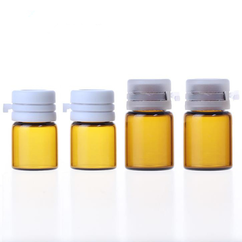 

1ML 2ML Brown Essential Oil Bottle, Lock Bayonet Bottle Tearing Cap, Cosmetic Glass Bottle Fast Shipping F20171283