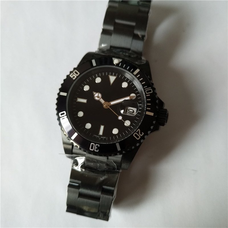 HOT sale fashion black watches classic man watch luxury Stainless steel luxury watch automatic watch man clock Fashion business watches r31-image-495159311