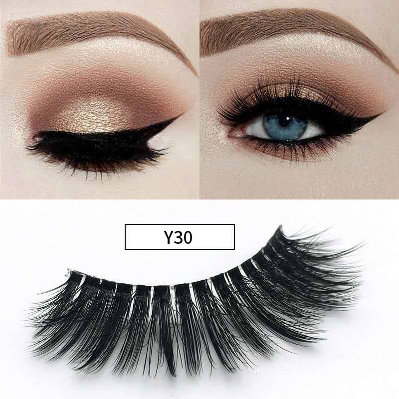 

NEW 3/5/10 pairs 100% Real Mink Eyelashes 3D Natural False Eyelashes Mink Lashes Soft Eyelash Extension Makeup Kit Cilios