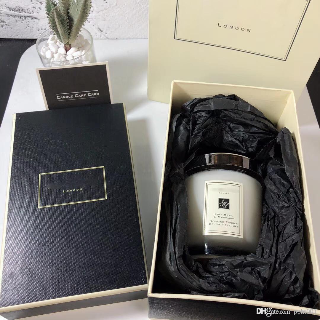 

Scented Candle Perfume Christmas Limited Edition EDC English pear Red rose Fragrance Candles Room Deodorant Durable Flavor The Same Brand