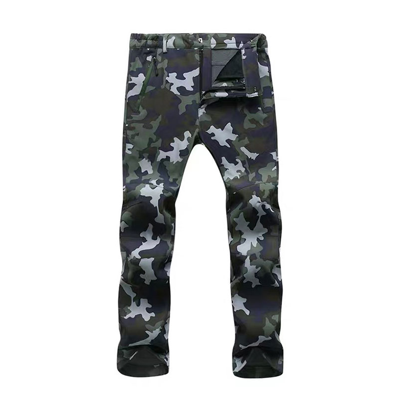 

Vogue Outdoor Sports Men Pant Sashes Zipper Spliced Camouflage Casual Trouser Summer Camping Fishing Full Length Pencil Pant, Gray