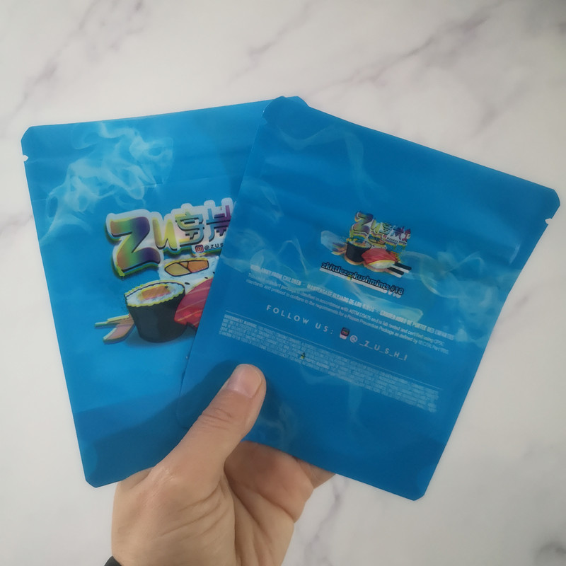 

ZUSHI Mylar Flavor Bag Herb Flower zushi Zipper Bag Dry Tobacco Retail Bag zushi mylar bags 3.5g Packaging bags Child Proof Function