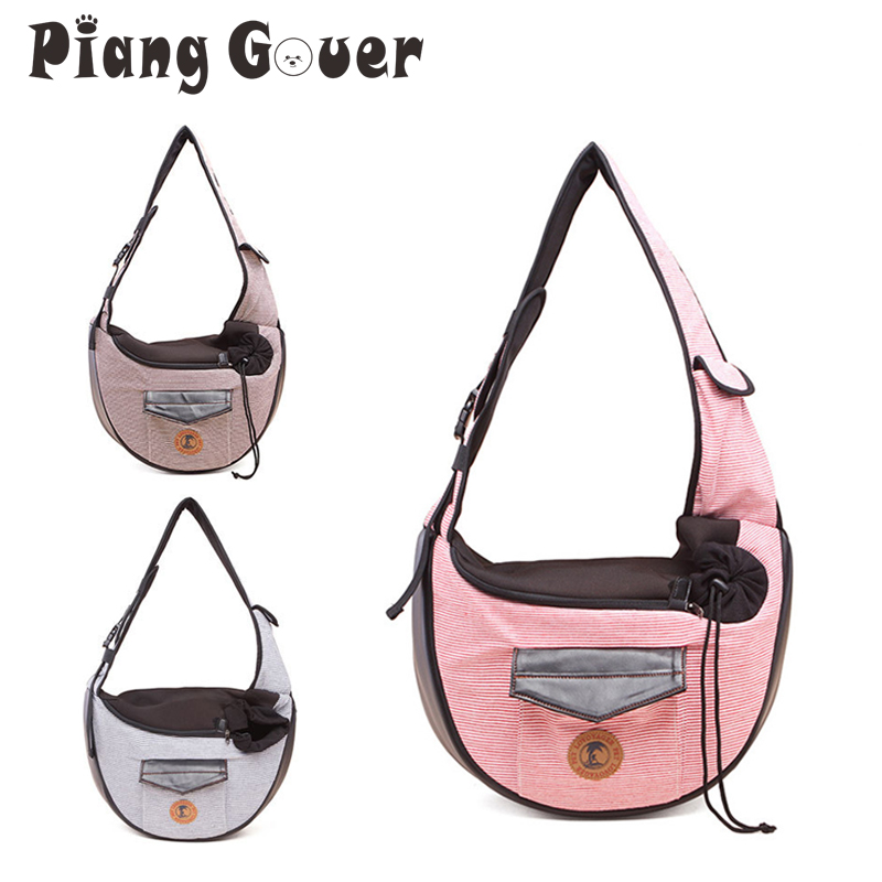 

Warm Pet Bag Striped Small Dog Should Bag Cat Carrier Teddy Pet Handbag for Puppy