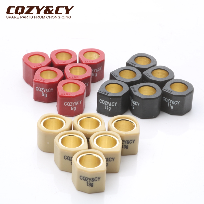 

6PC Racing Performance Roller Set Sliders 20x17mm for Daelim Otello SG125 F1 S2 S3 NS125