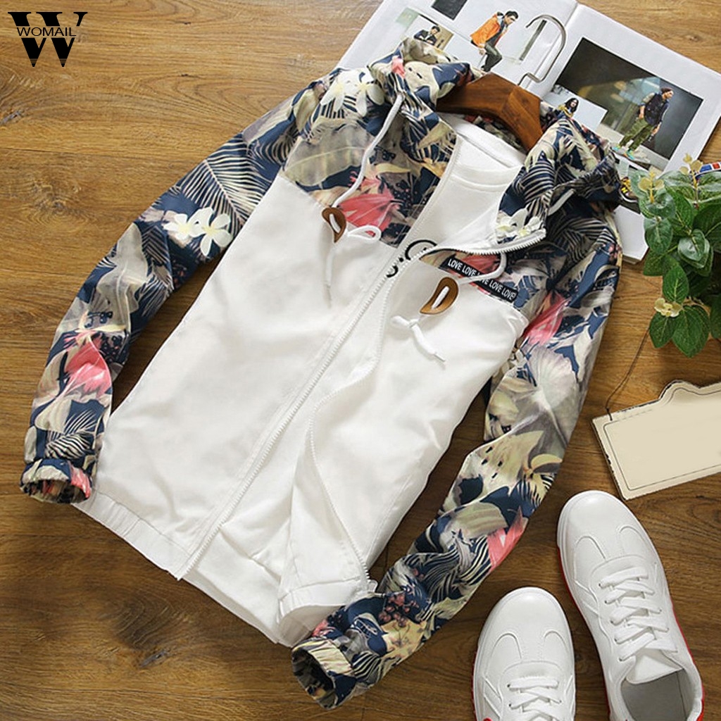 

Womail jacket Women Hooded Jackets 2019 Causal windbreaker Basic Jacket Coat Sweater Zipper Lightweight Hooded Jackets Bomber814, Bk