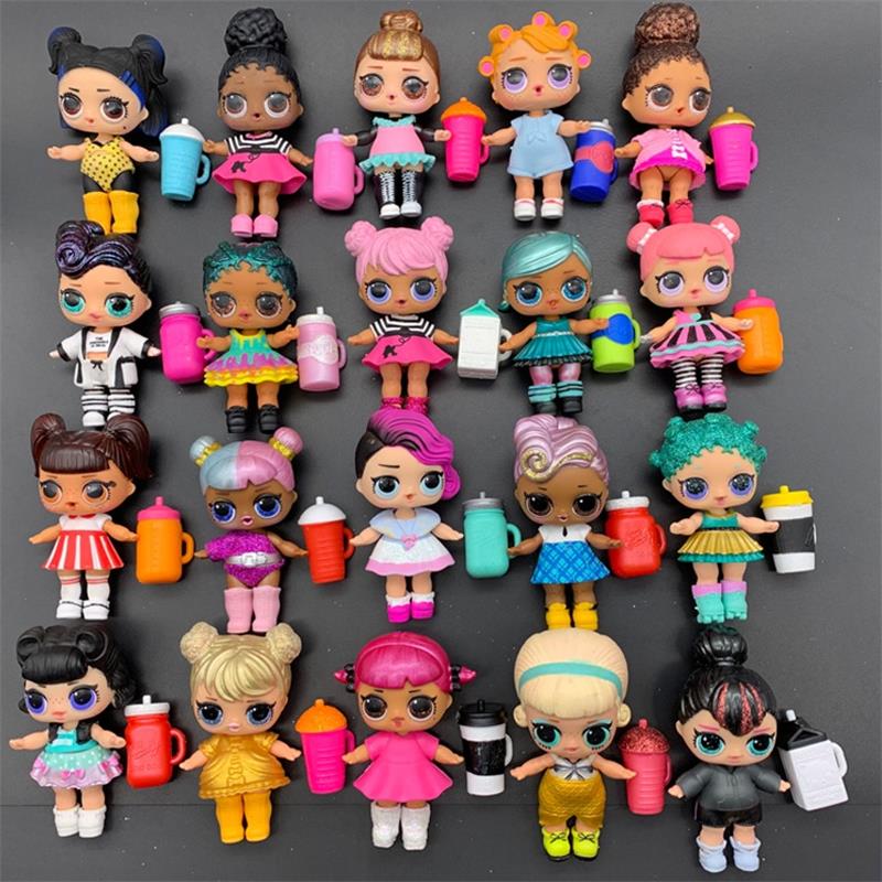 Random 10Pcs Cute Doll Cake Topper 1.5/'/' Mini Lalaloopsy Figure MGA Dolls