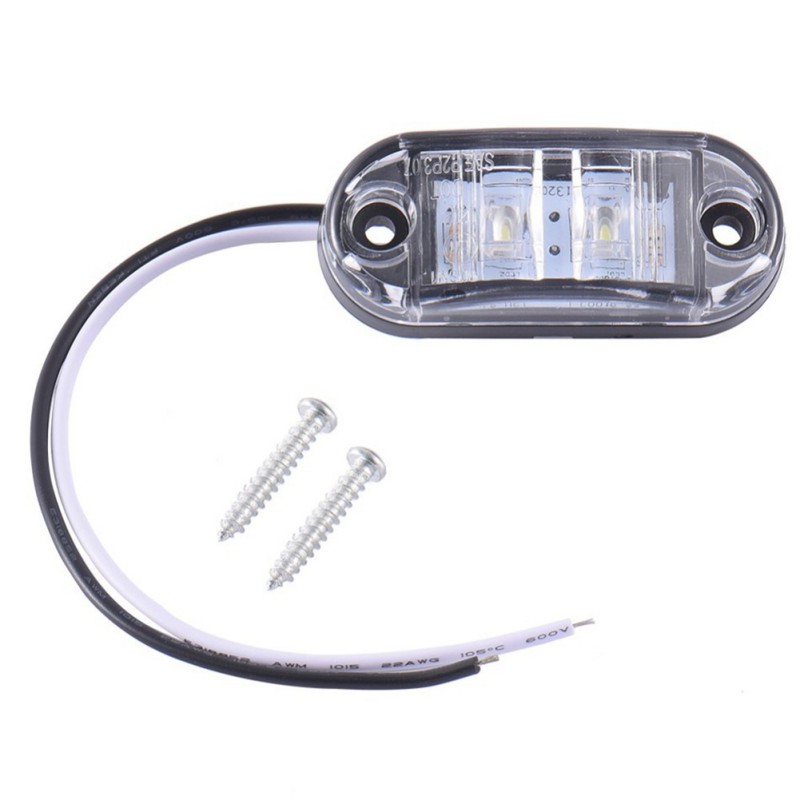 

1pcs Led Side Marker Lights For Trucks Side Clearance Marker Light Clearance Lamp 12V CZ, As pic