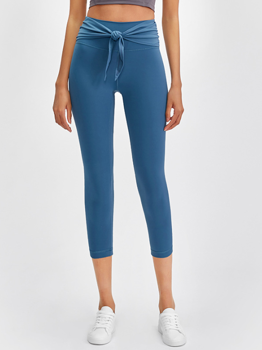 

Gym Yoga Align Crop 21 Wrap Waist Women Leggings Outfit Trousers Pants