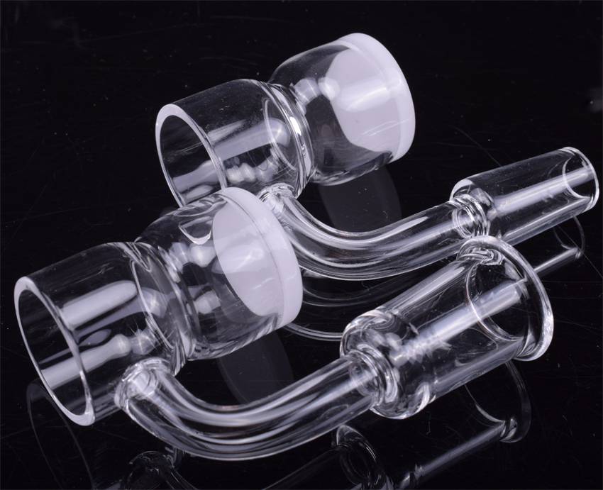 

Splash Guard Quartz Banger Quartz Nail 4mm Thick white Opaque Thermal Bottom Domeless 10mm 14mm 18mm