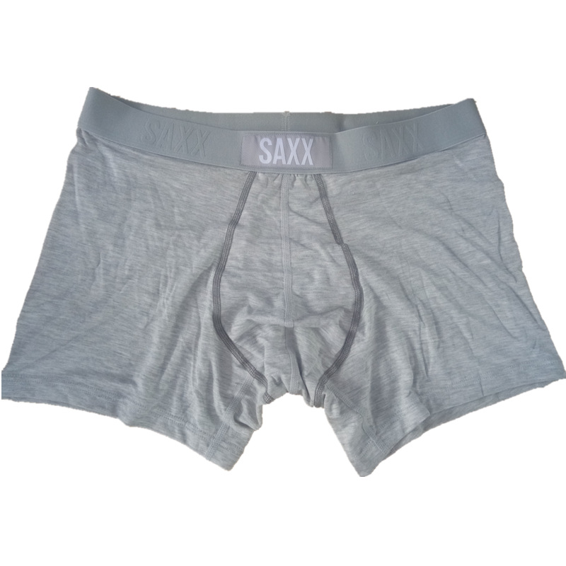 

Underpants Mens Brand Underwears Boxers With 2 Colors Male Sports Style Closed Breathale 10PCS / Lot Asian Size -XL, Gray