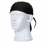 

Elastic Sweat Absorbent Cycling Solid Outdoor Styling Soft Fashion Riding Polyester Cycling Hood, Black