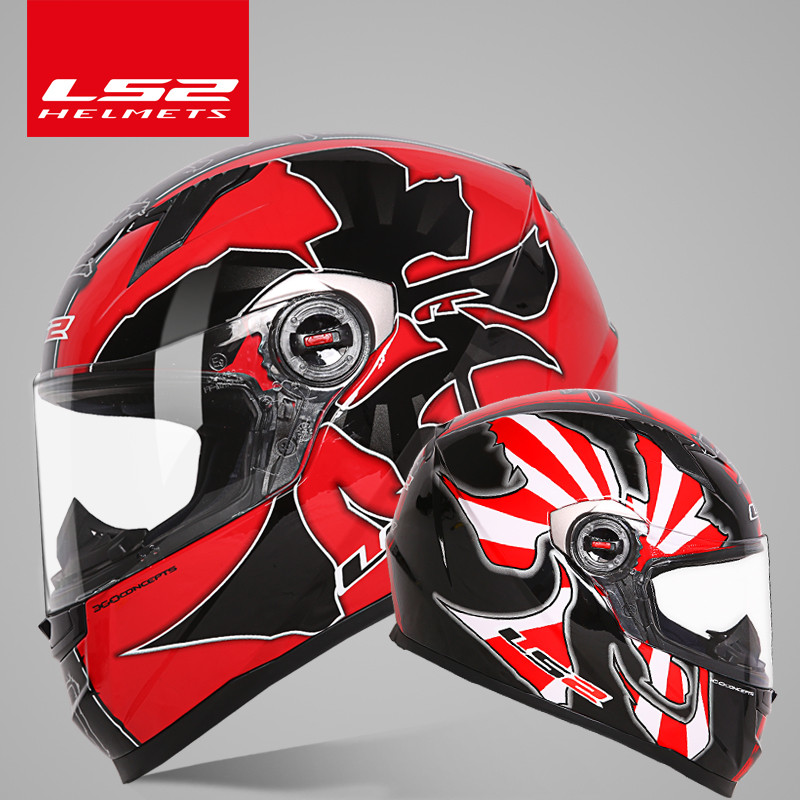 

Original LS2 Alex Barros full face motorcycle helmet capacete casque moto LS2 FF358 ECE approved no pump, 19