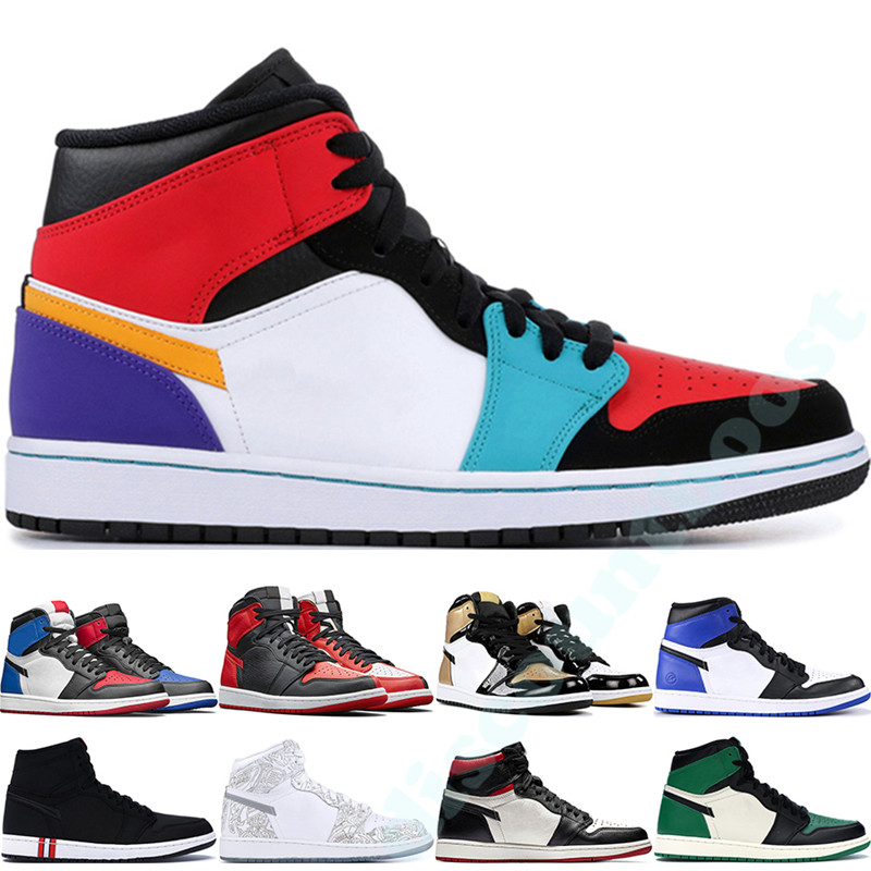 jordan retro 1 mitad y mitad