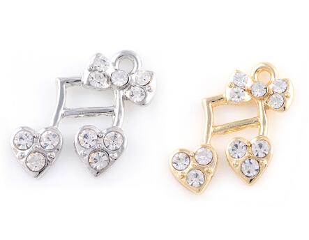 

20PCS/lot 20x20mm (Golden,Silver Color) Bowknot Music Note Pendant Charms DIY Hang Accessory Fit For Floating Dangle Locket Jewelrys