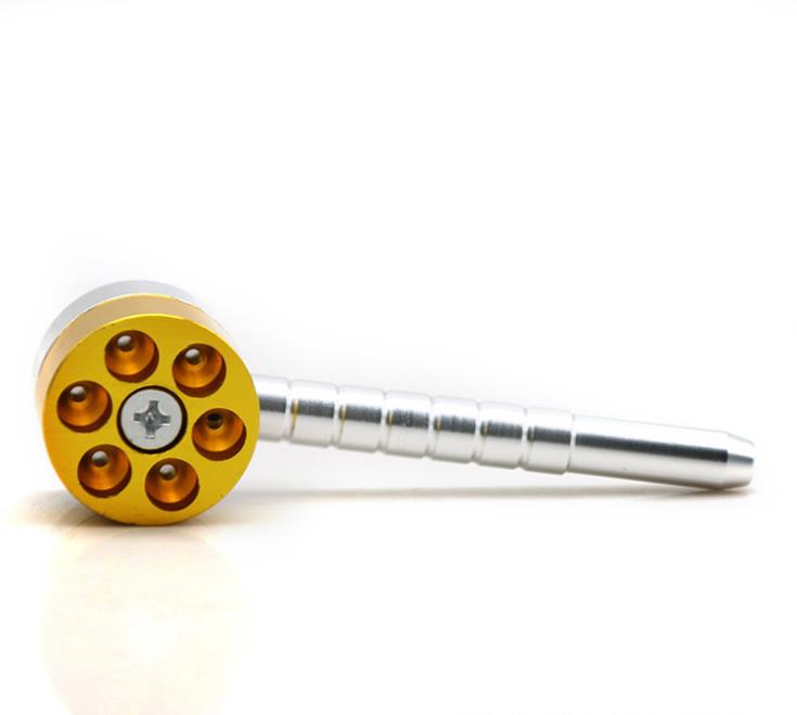 

New Type of 6-Cone Bullet Metal Pipe with Handle for Wholesale of All Kinds of Tobacco Fittings