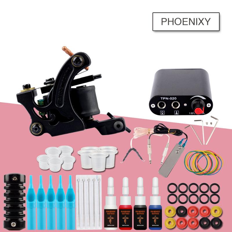 

Tattoo Machines Box Set 4/6/10/20 Pcs Immortal Color Inks Supply Needles Accessories Kits Completed Tattoo Permanent Makeup Kit