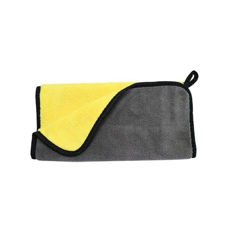 

ONEWELL 30*30/40/60CM Car Wash Towel Microfiber Car Cleaning Drying Cloth Hemming Care Cloth Detailing Wash Towel